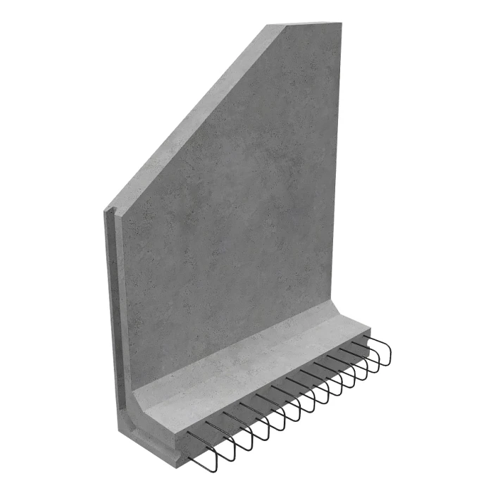 Г-образная конструкция железобетонная НГ 30-1