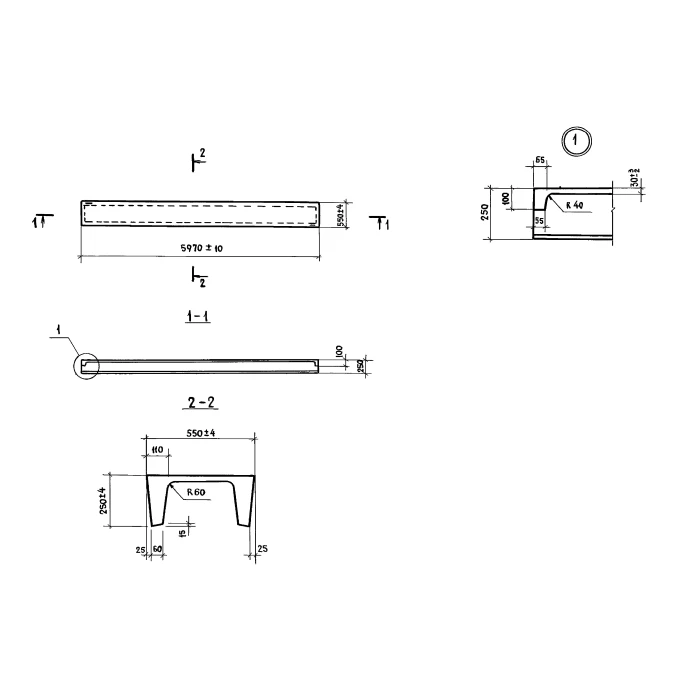 Плита перекрытия 3ПДС6-3