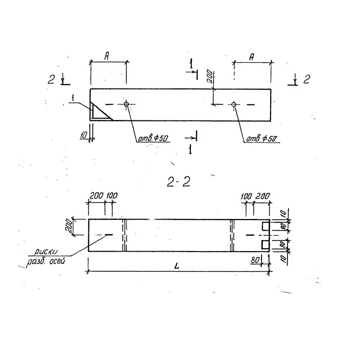 Колонна железобетонная 1КСД 48-00-5-40-00