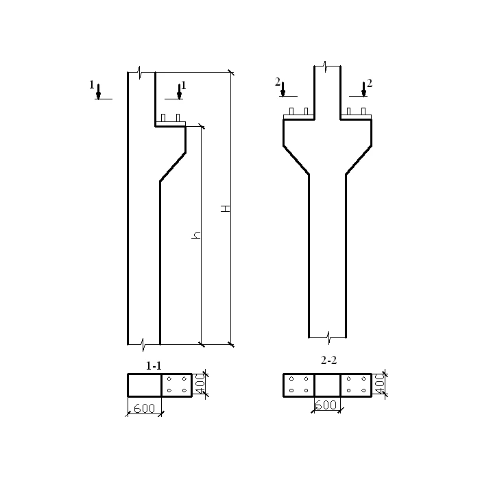 Колонна железобетонная 8к 132-43